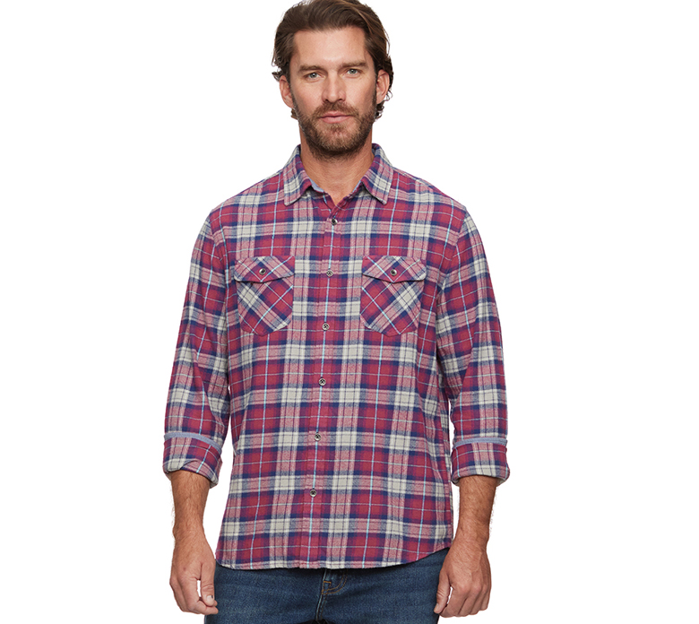 GARETH VINTAGE WASHED FLANNEL SHIRT – ThreadGrit