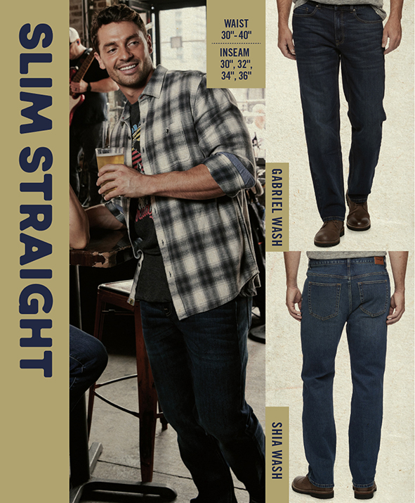 GABRIEL SLIM STRAIGHT JEAN – ThreadGrit