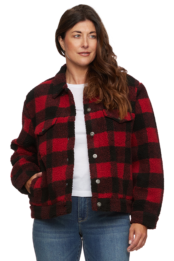 LORENA SHERPA TRUCKER JACKET – ThreadGrit