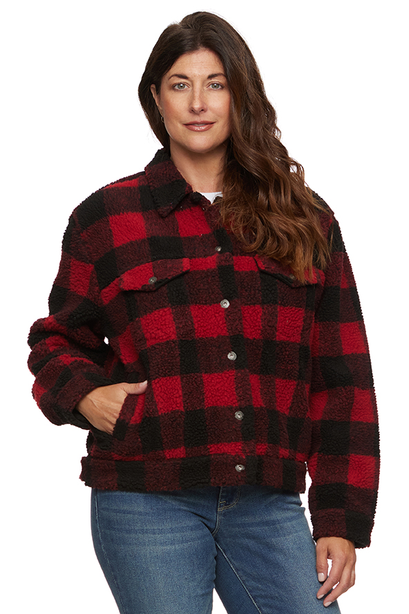 LORENA SHERPA TRUCKER JACKET – ThreadGrit