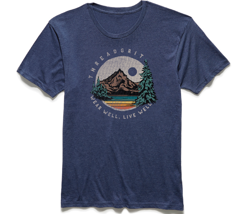 WEAR WELL LIVE WELL OUTDOOR MOUNTAIN TEE – ThreadGrit