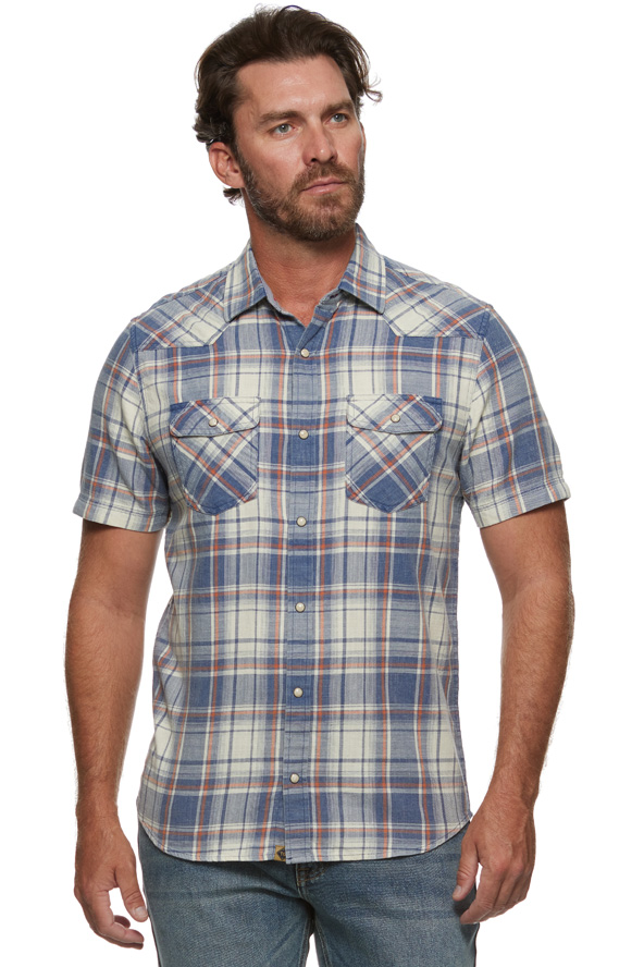 PARKER VINTAGE WASHED WESTERN SHIRT – ThreadGrit