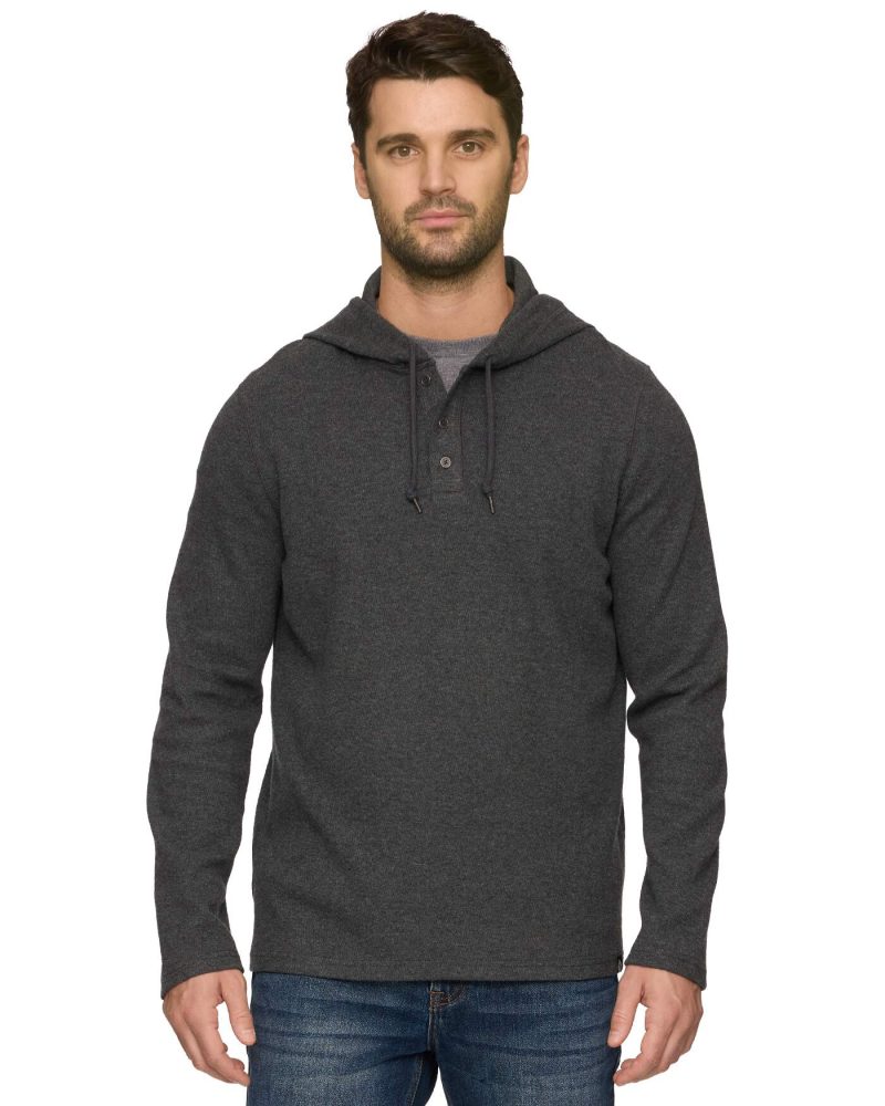 Threadgrit® Daxton Soft Thermal Hooded Henley