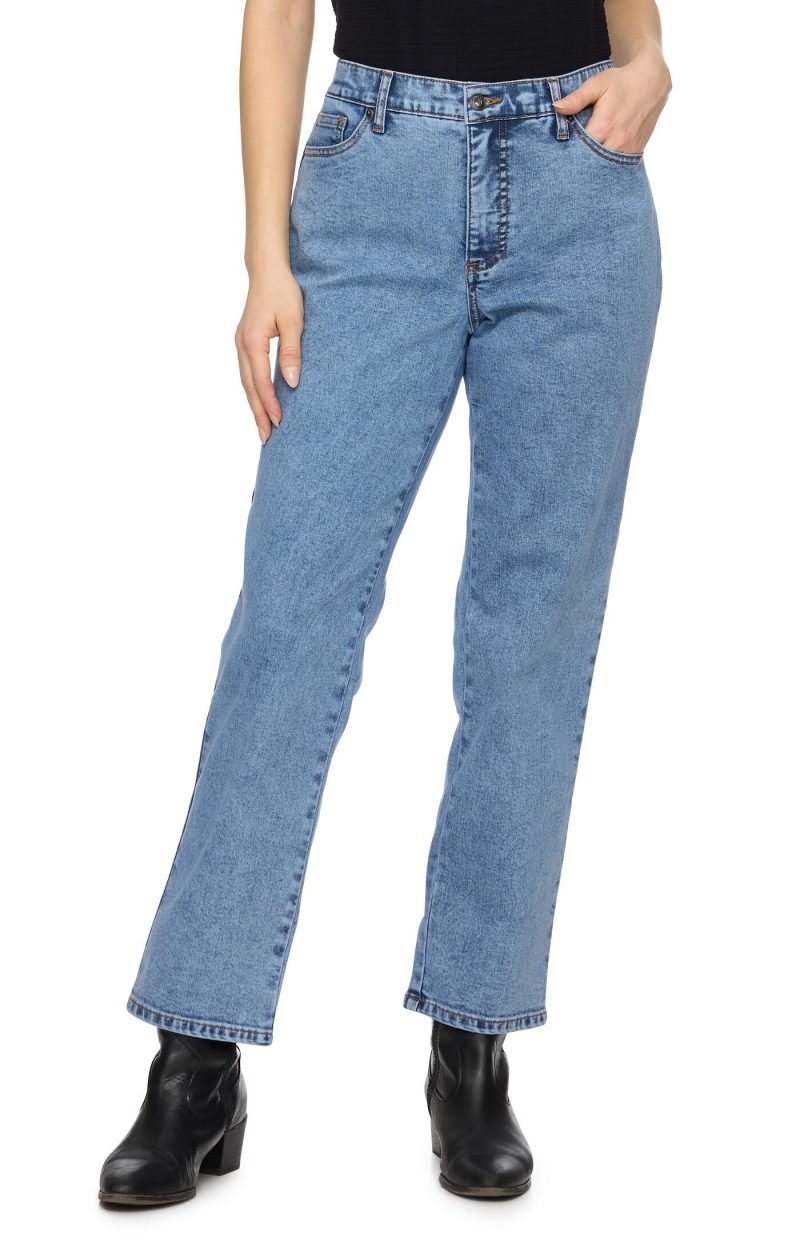 Threadgrit® Riley Mid Rise Straight Jean