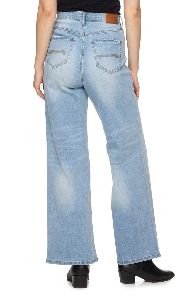 Threadgrit® Willow Mid Rise Wide Leg Jean - Image 2