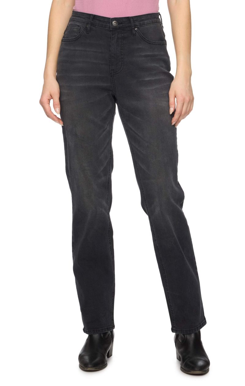 Threadgrit® Daphne Mid Rise Straight Jean - Image 2