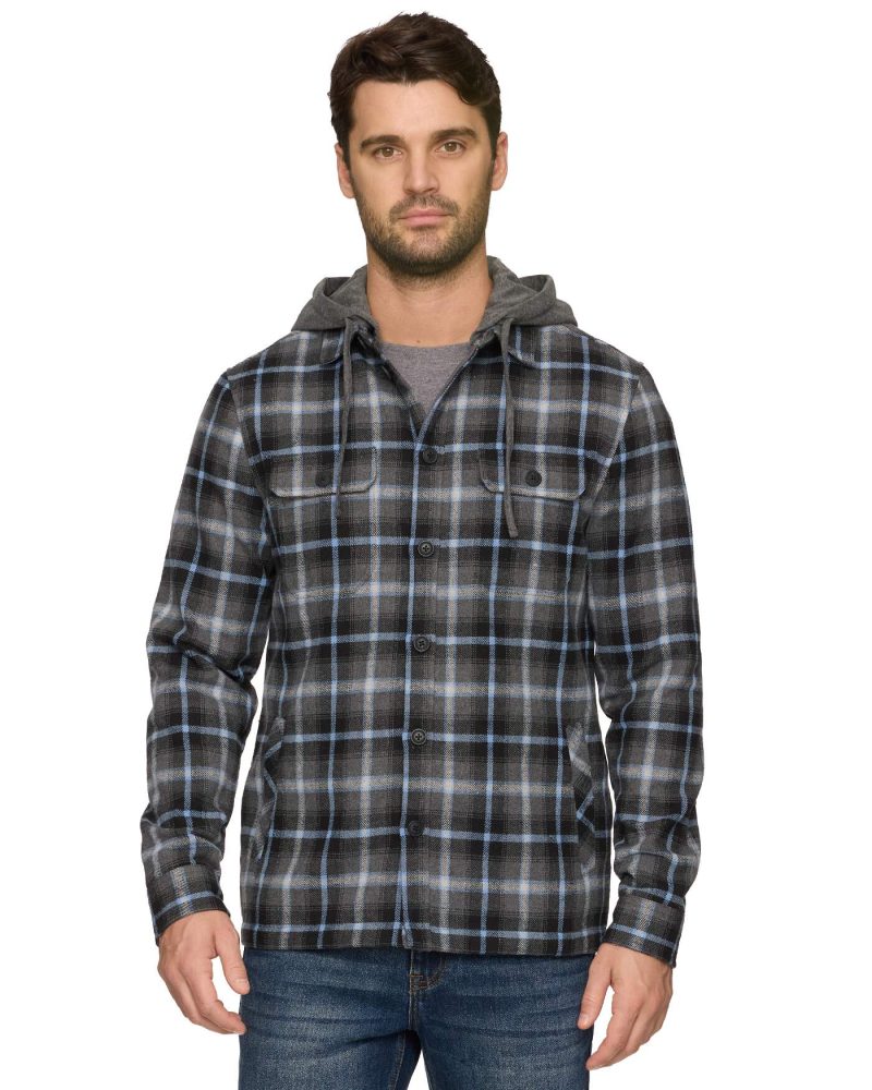 Threadgrit® Marcel Hooded Shirt Jacket - Image 2