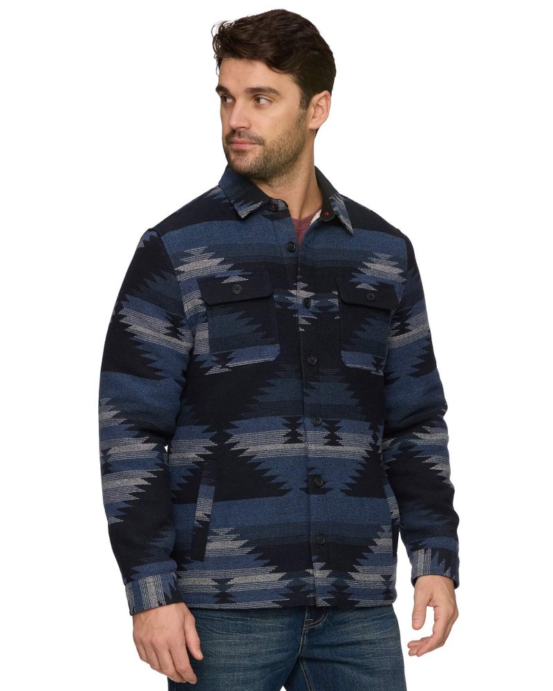 Threadgrit® Lennon Sherpa-Lined Shirt Jacket - Image 2