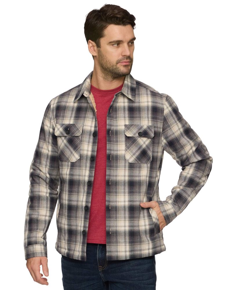 Threadgrit® Milo Sherpa-Lined Shirt Jacket
