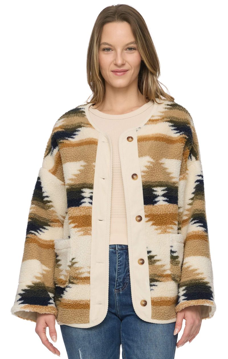Threadgrit® Isabele Sherpa Coat - Image 2