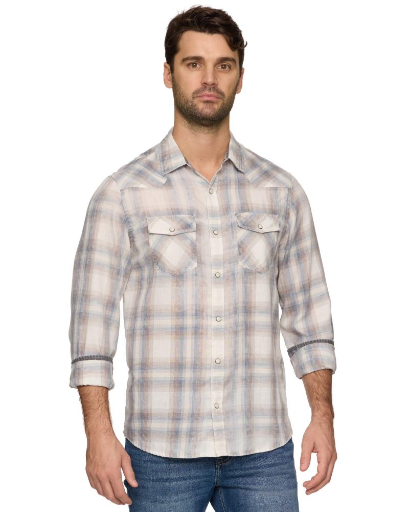 Threadgrit® Flynn Vintage Soft Western Shirt - Image 2