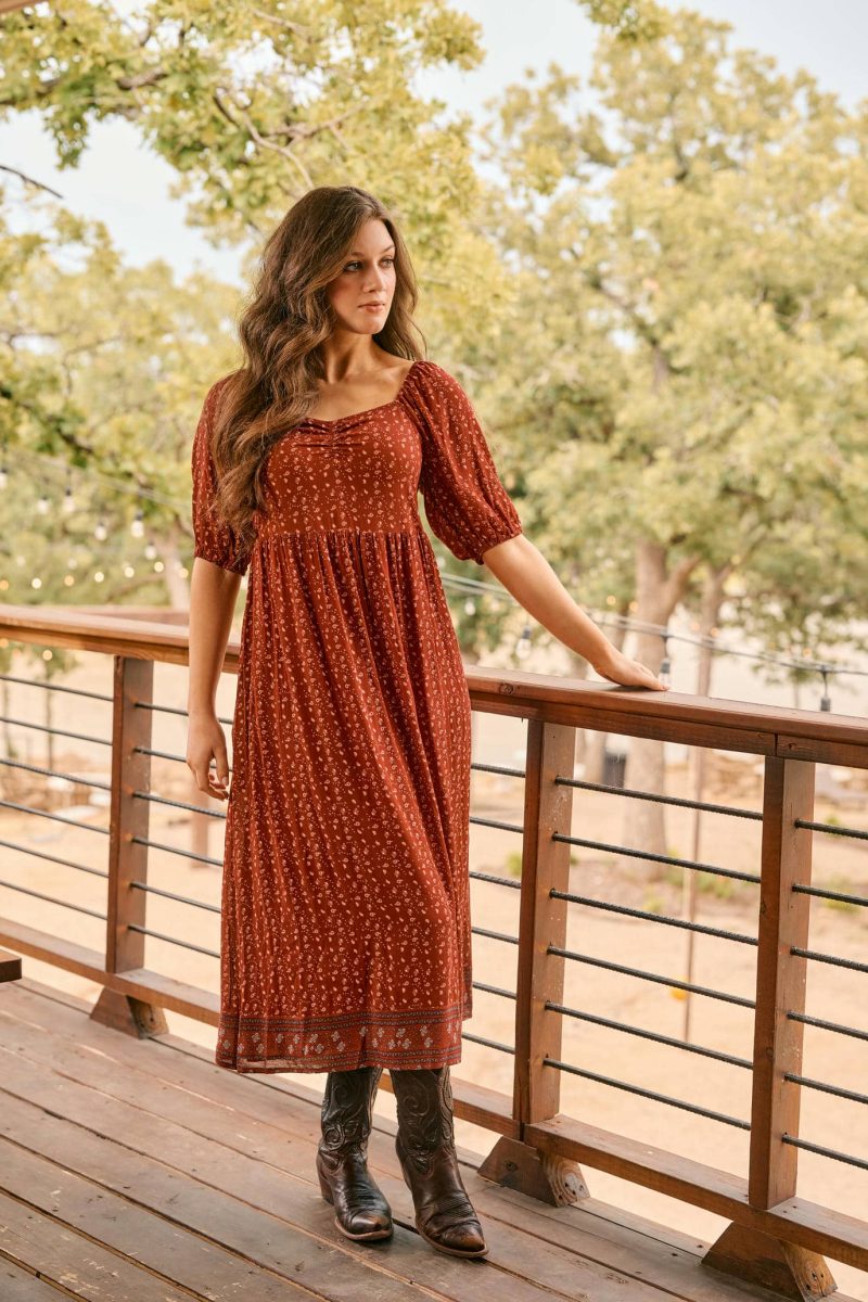 Threadgrit® Betsy Midi Dress