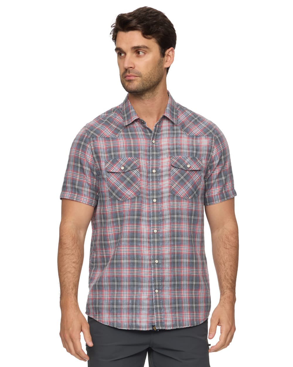 Threadgrit® Albert Vintage Washed Western Shirt