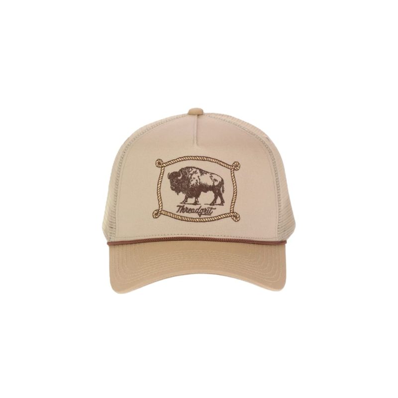 Threadgrit® Bison Rope Trucker Hat