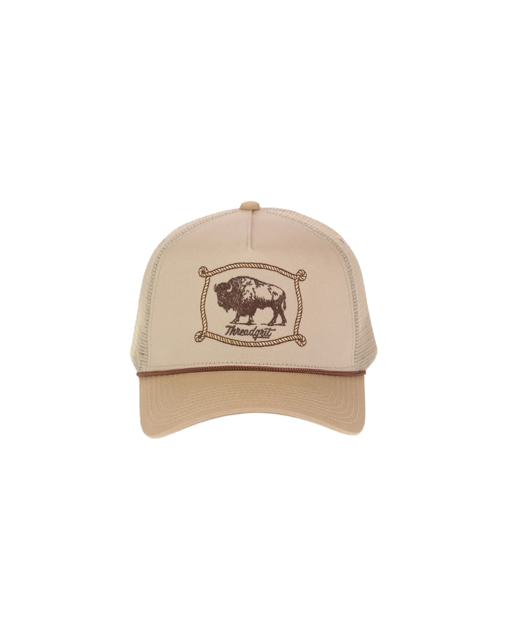 Threadgrit® Bison Rope Trucker Hat