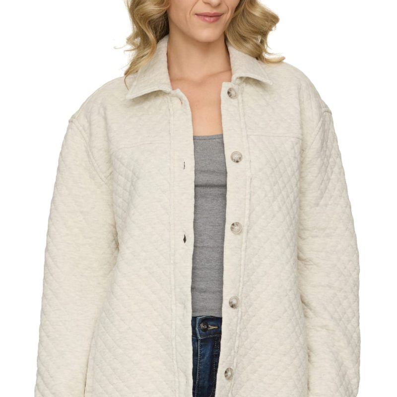 Threadgrit® Elliemay Quilted Shacket