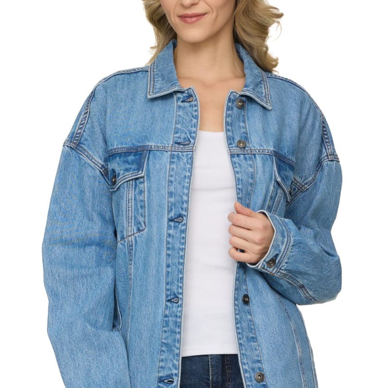 Threadgrit® Talia Oversize Denim Jacket