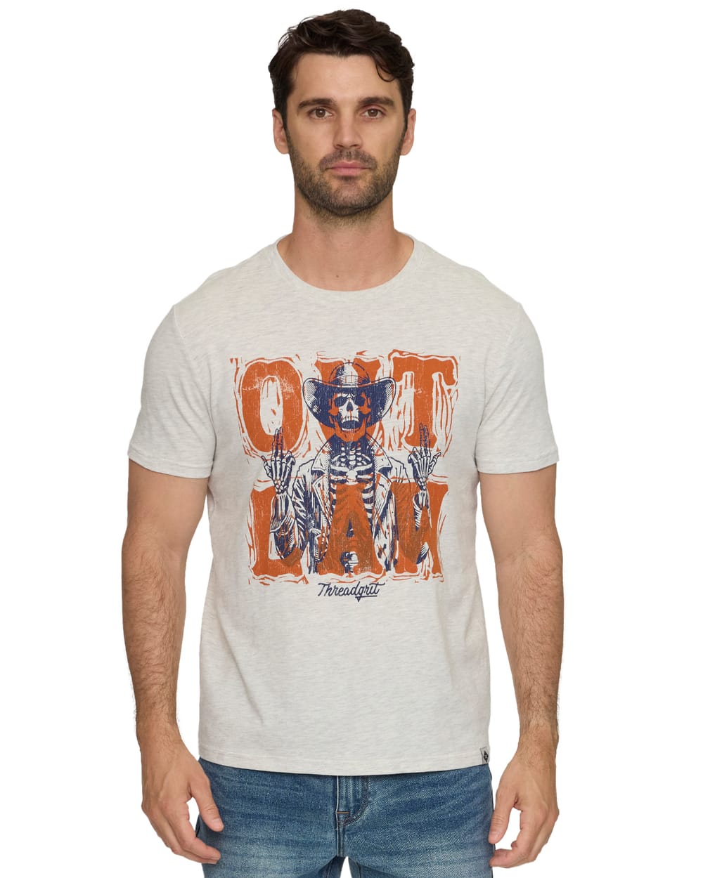 Threadgrit® Outlaw Skeleton Tee