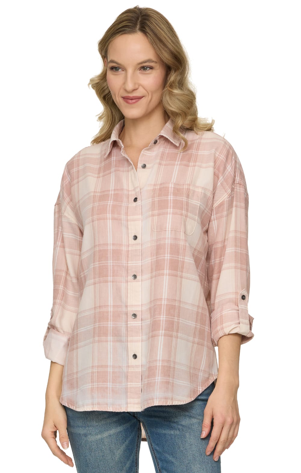 Threadgrit® Addie Boyfriend Shirt