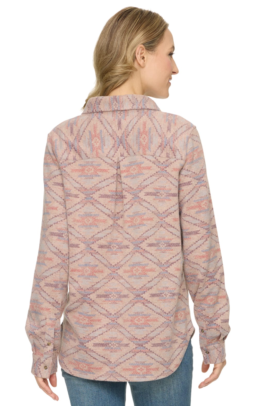 Threadgrit® Wendy Knit Flannel Shirt - Image 2