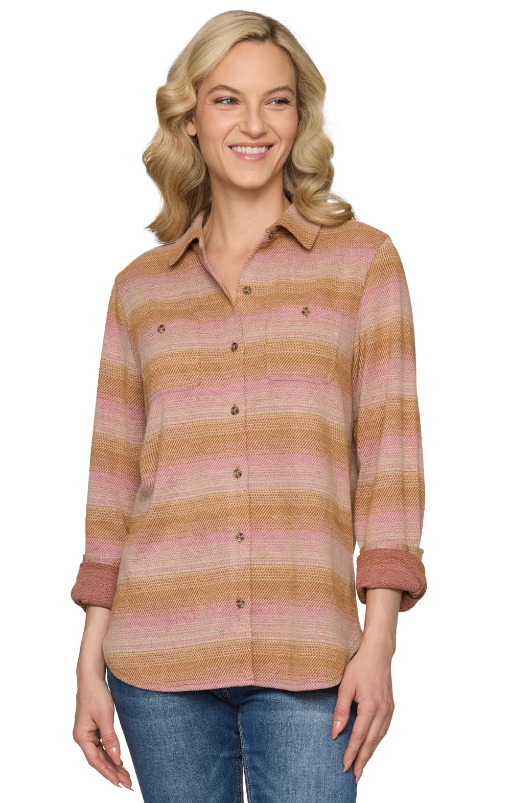 Threadgrit® Mallory Knit Flannel Shirt