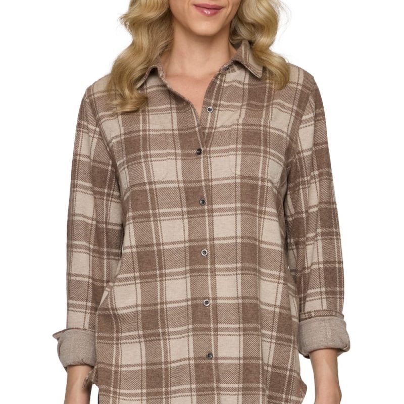 Threadgrit® Winnie Knit Flannel Shirt