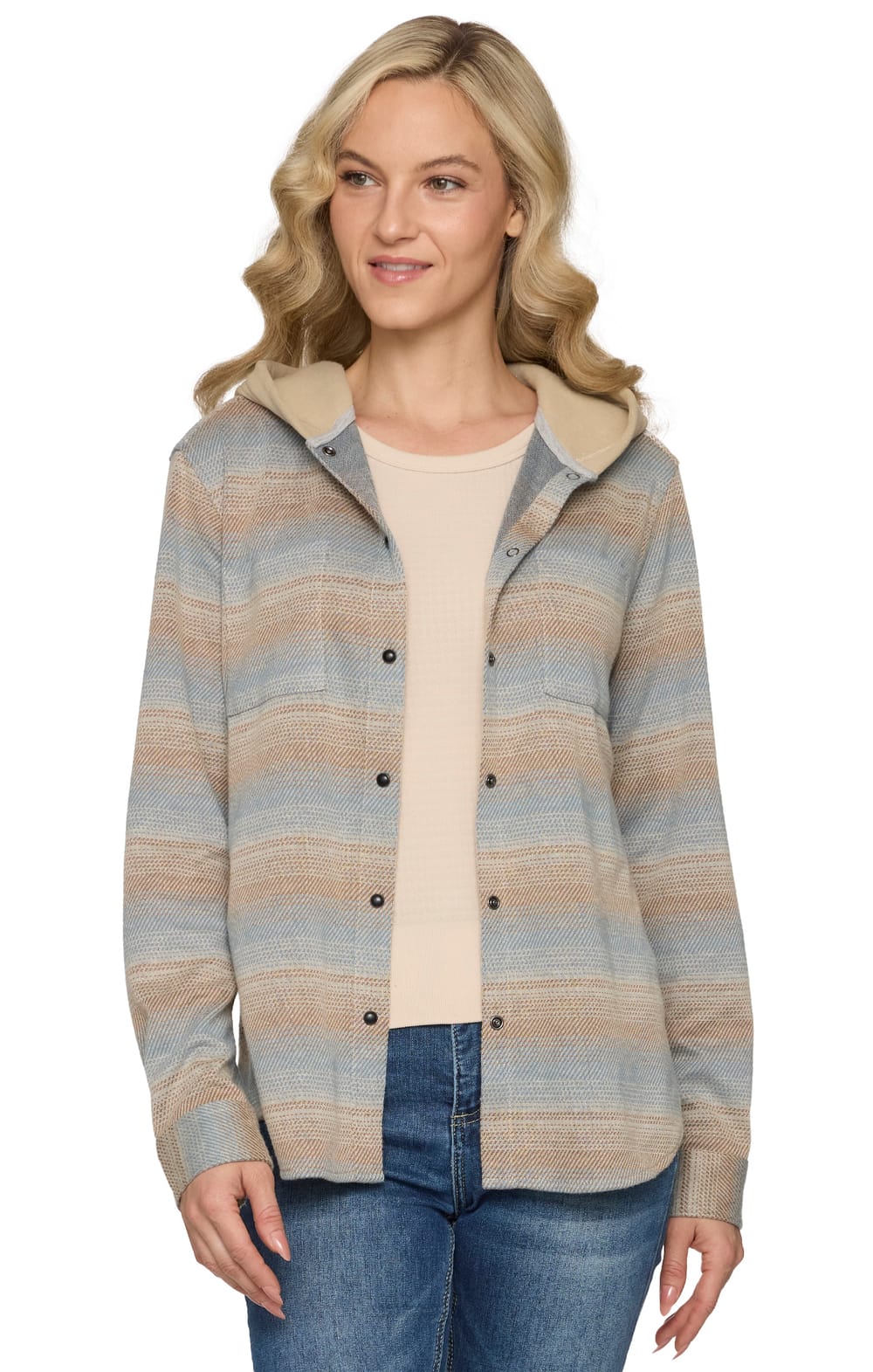 Threadgrit® Campbell Knit Flannel Hoodie
