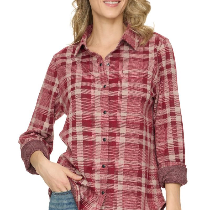 Threadgrit® Finley Knit Flannel Shirt
