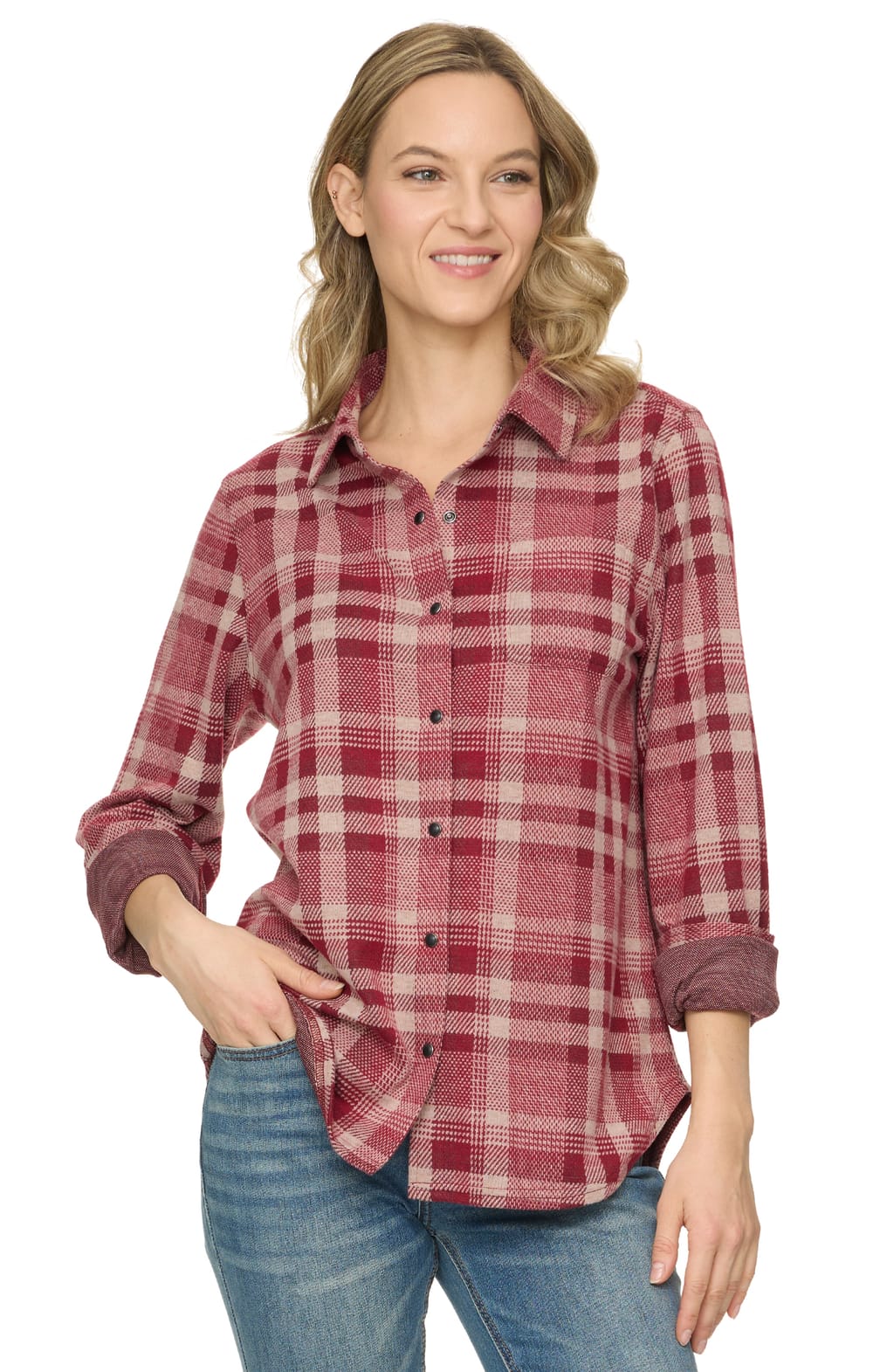 Threadgrit® Finley Knit Flannel Shirt