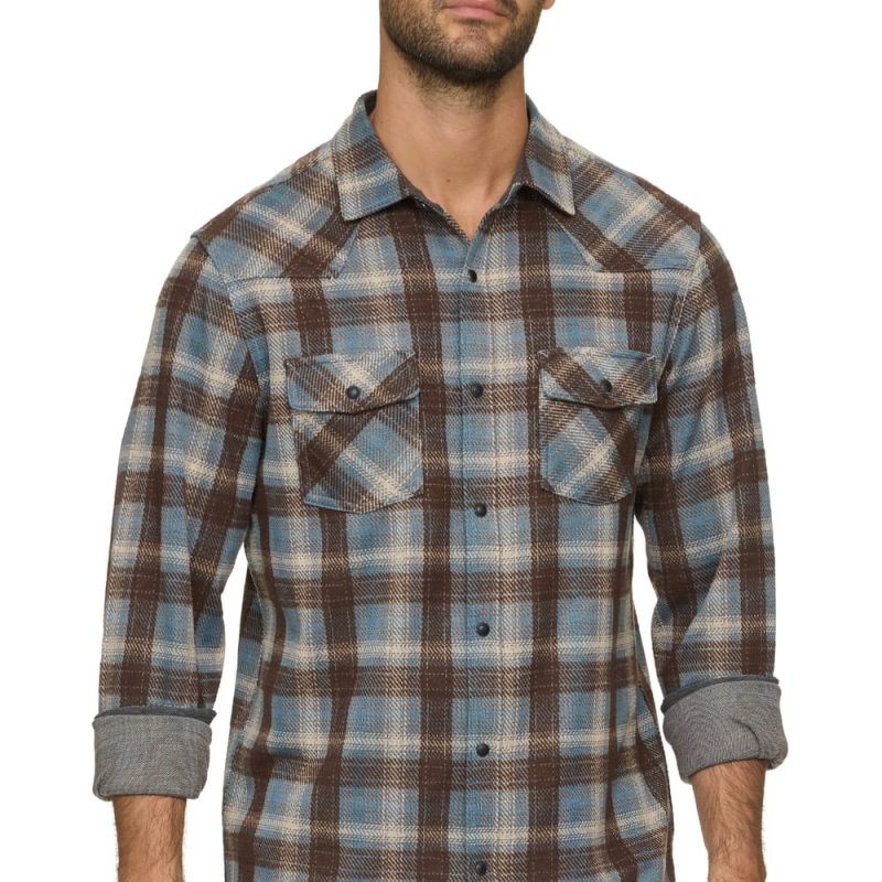 Threadgrit® Arnold Western Knit Flannel Shirt