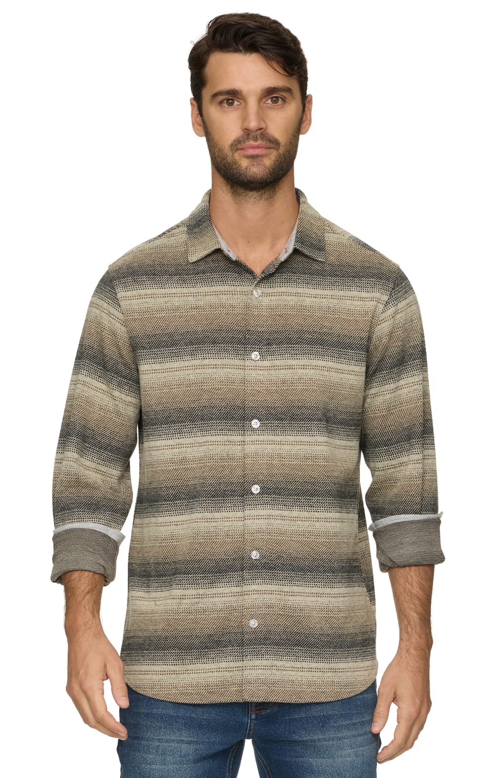 Threadgrit® Steven Knit Flannel Shirt