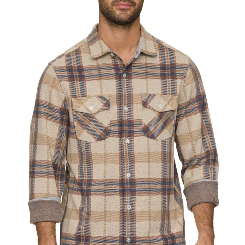Threadgrit® Rowan Knit Flannel Shirt