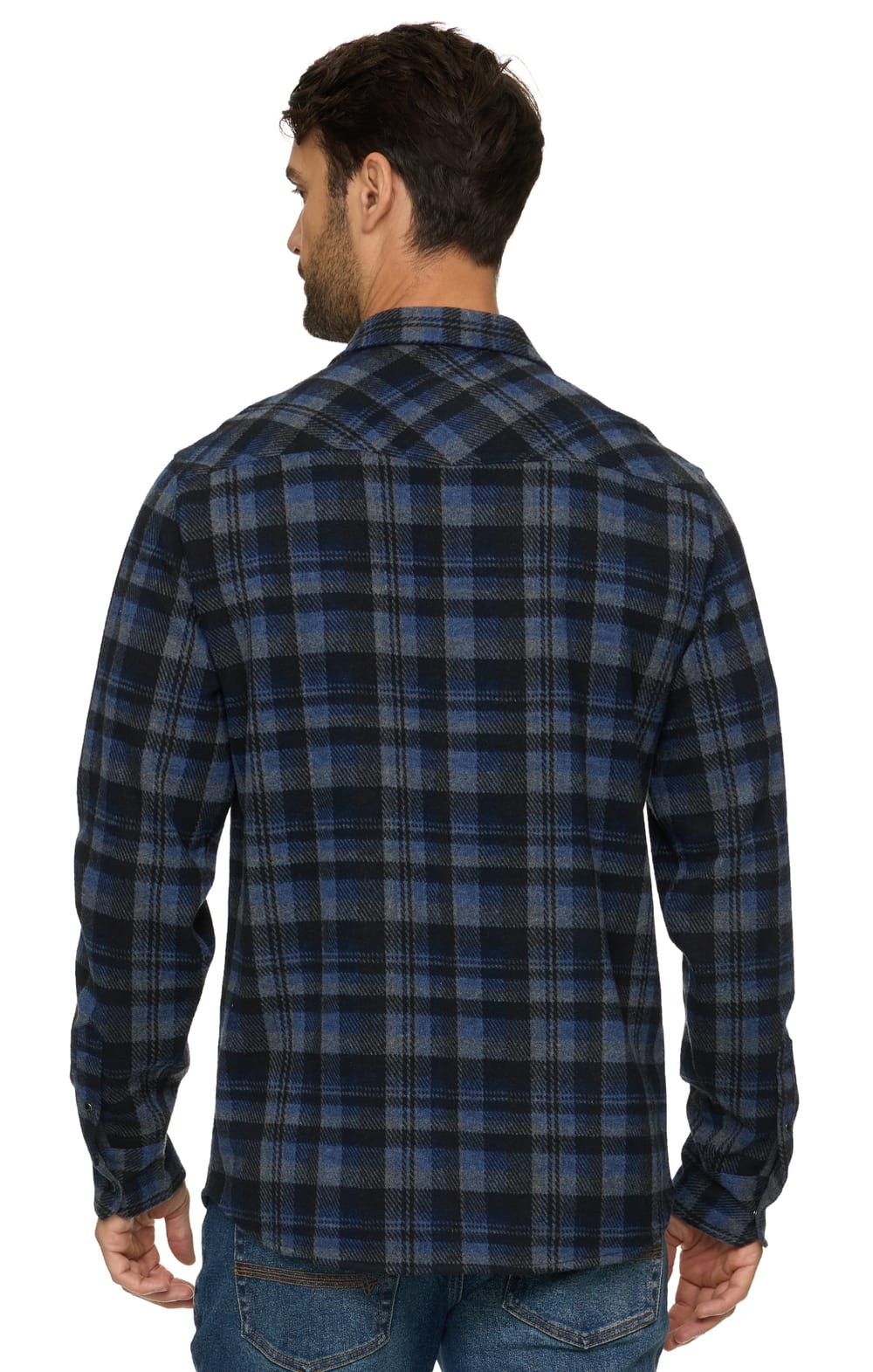 Threadgrit® Gregory Western Knit Flannel Shirt - Image 2