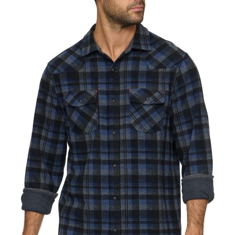 Threadgrit® Gregory Western Knit Flannel Shirt