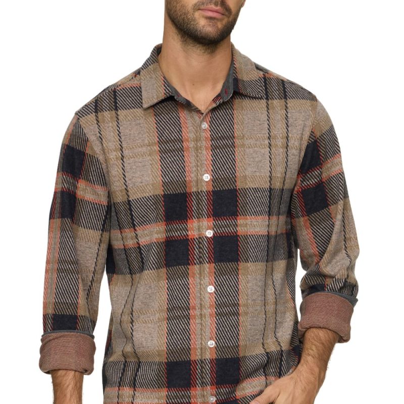 Threadgrit® George Knit Flannel Shirt