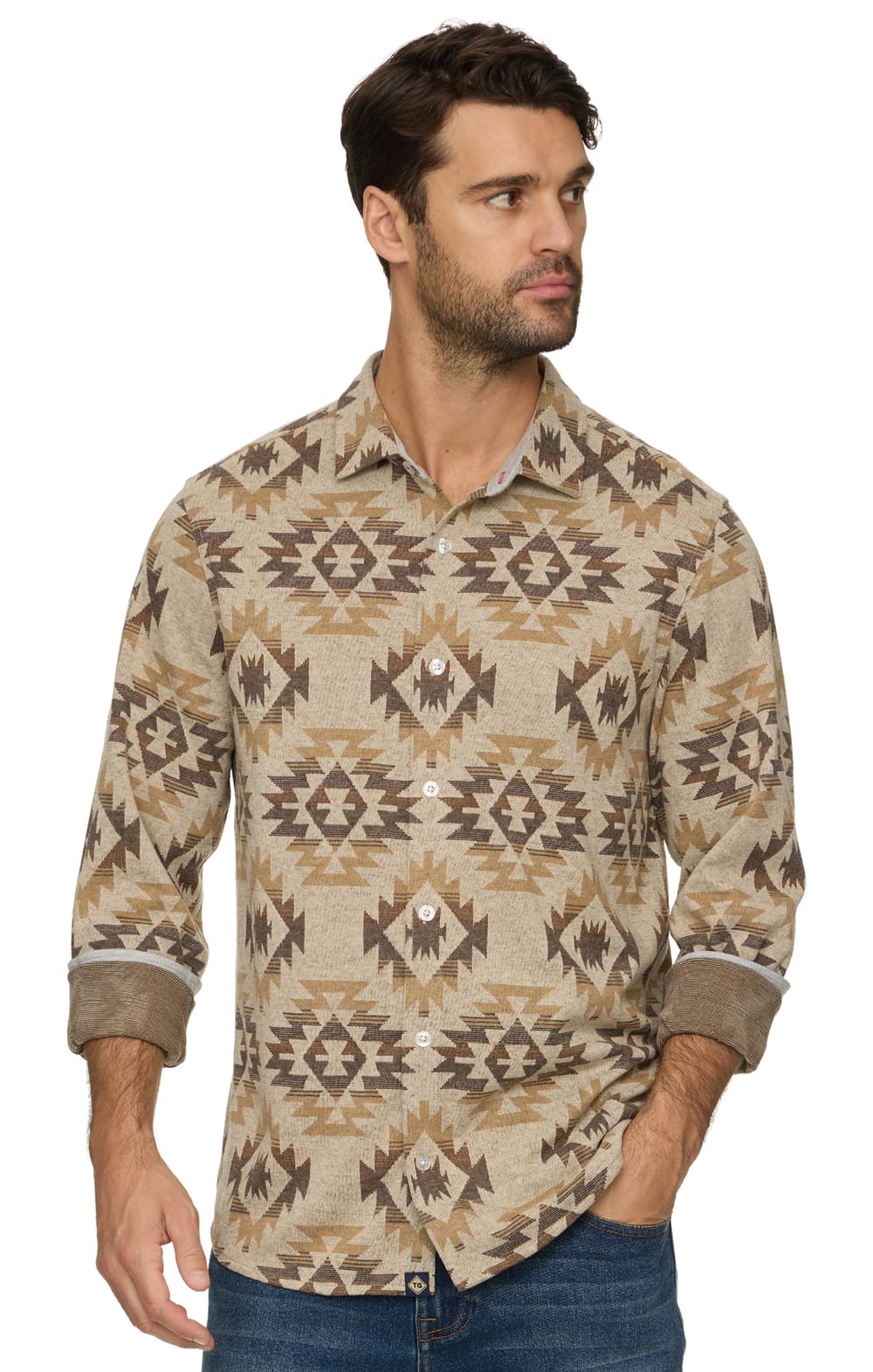 Threadgrit® Turner Knit Flannel Shirt