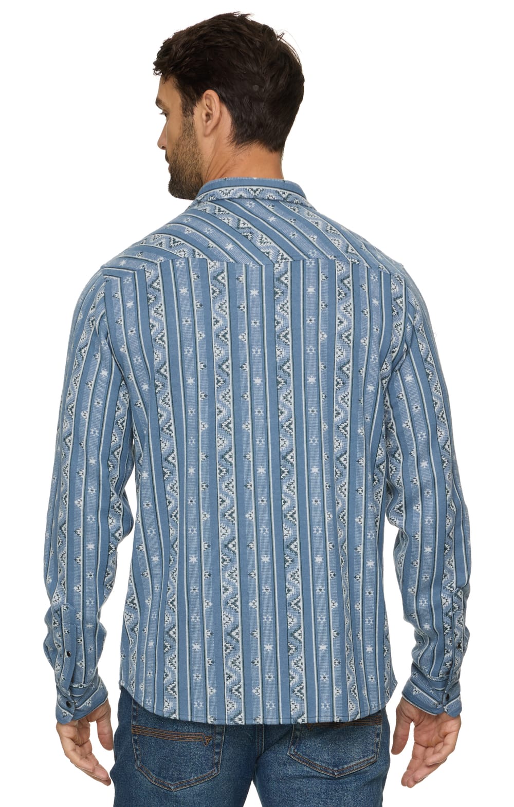Threadgrit® Sebastian Western Knit Flannel Shirt - Image 2