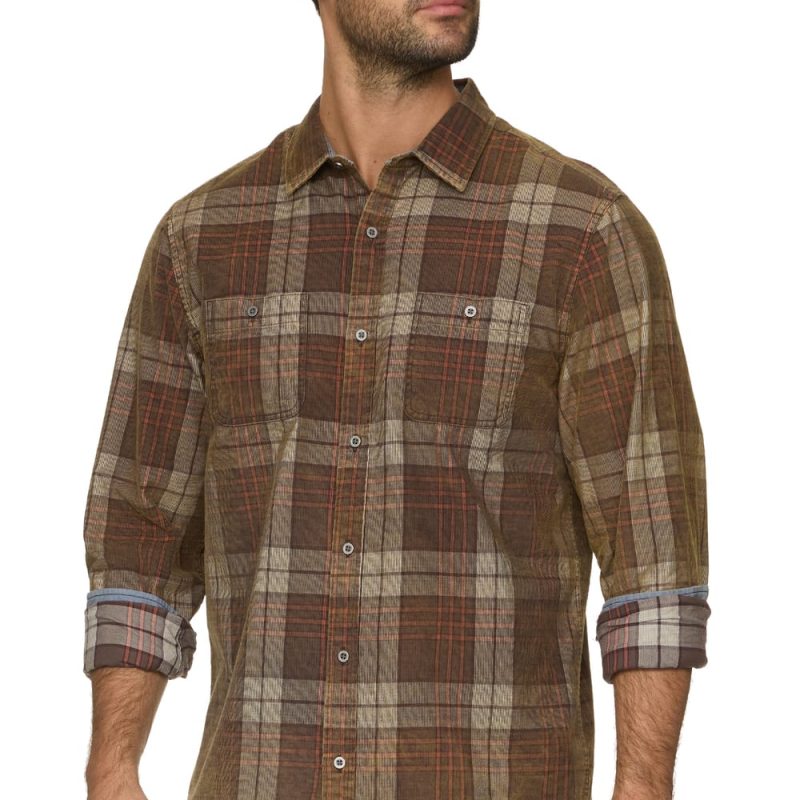Threadgrit® Deaglan Corduroy Western Shirt