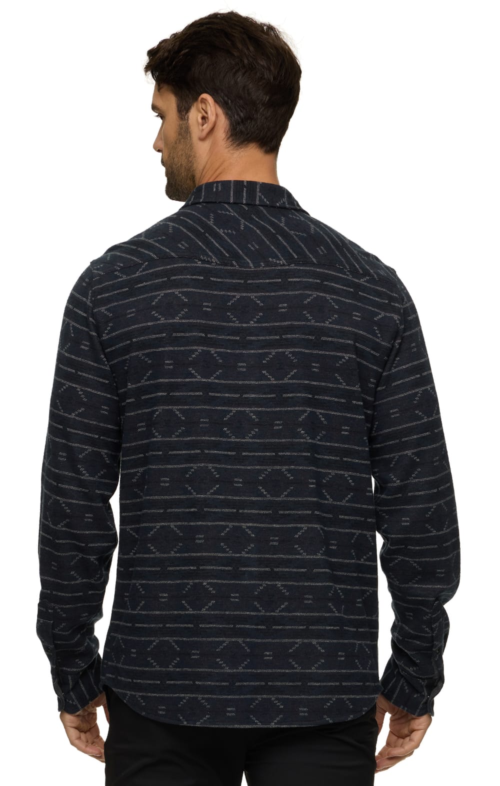 Threadgrit® Daniel Western Knit Flannel Shirt - Image 2