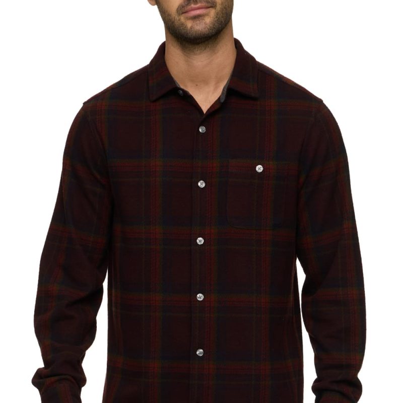 Threadgrit® Michael Knit Flannel Shirt